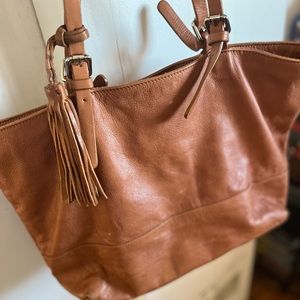 Bugatti Leather Shoulder Bag (Brown)